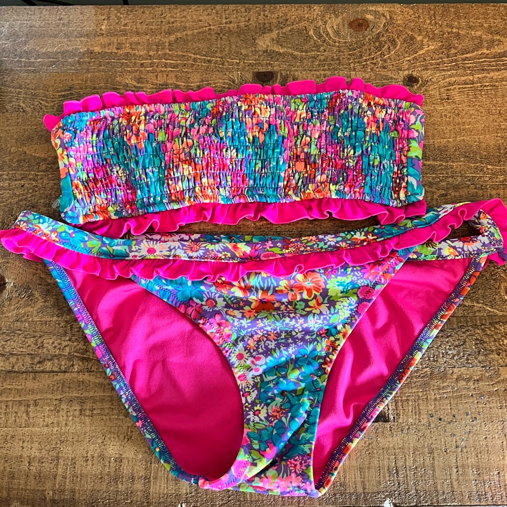 Victorias Secret Bright Floral Two Piece Bikini